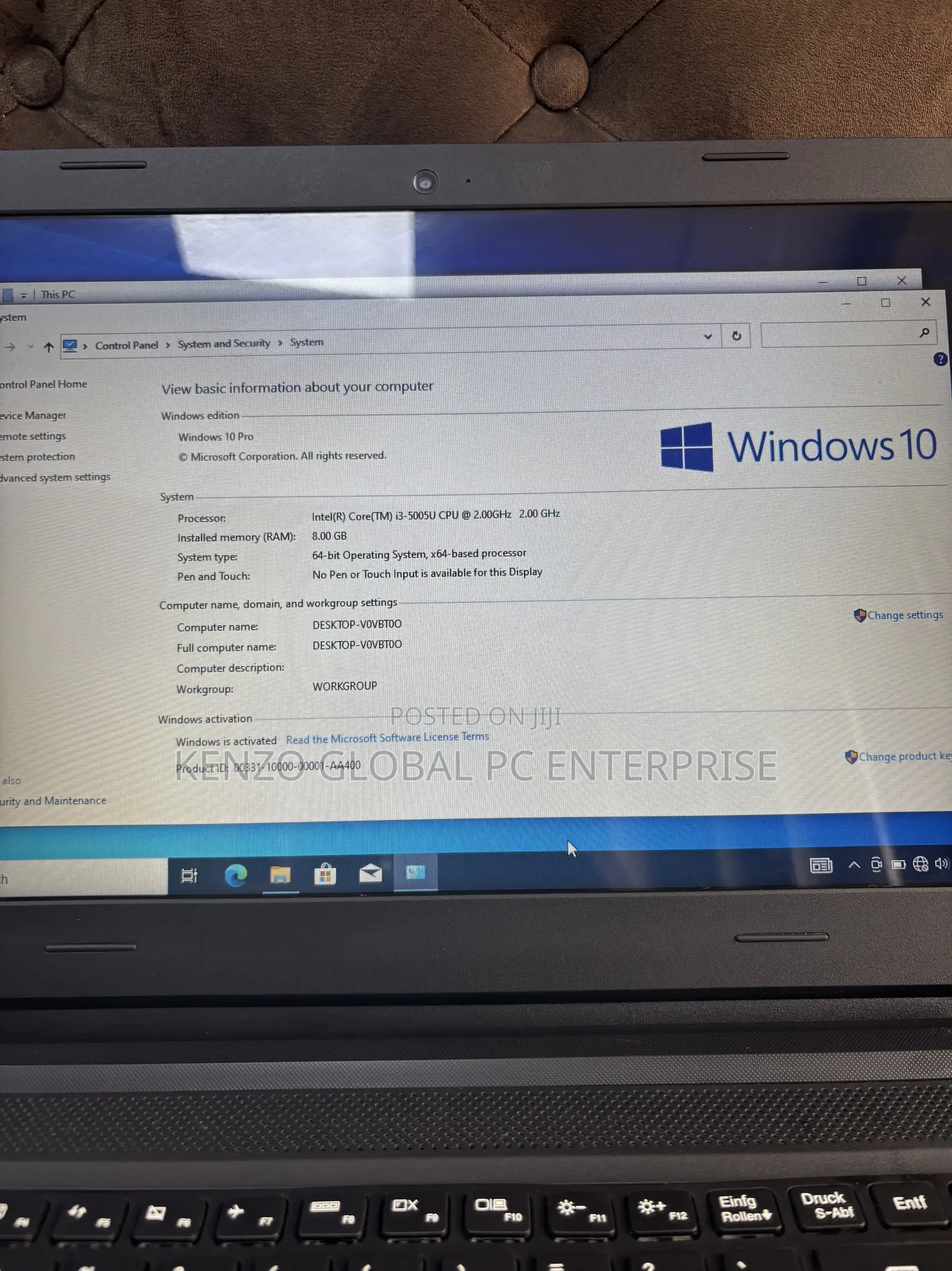 Laptop Lenovo IdeaPad 100 8GB Intel Core i3 SSD 256GB