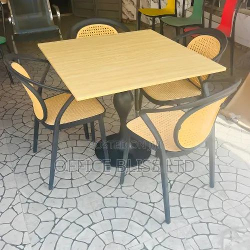 Square Dining Table Set With Four Chairs