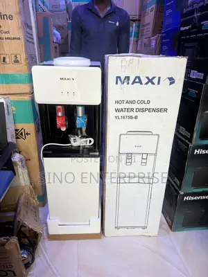 Maxi Water Dispenser With Bottom Fridge (1675s-B) 2-Faucets