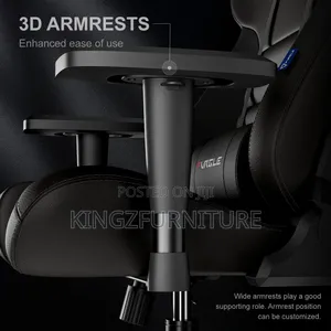 Adjustable Work Gaming Chair Black
