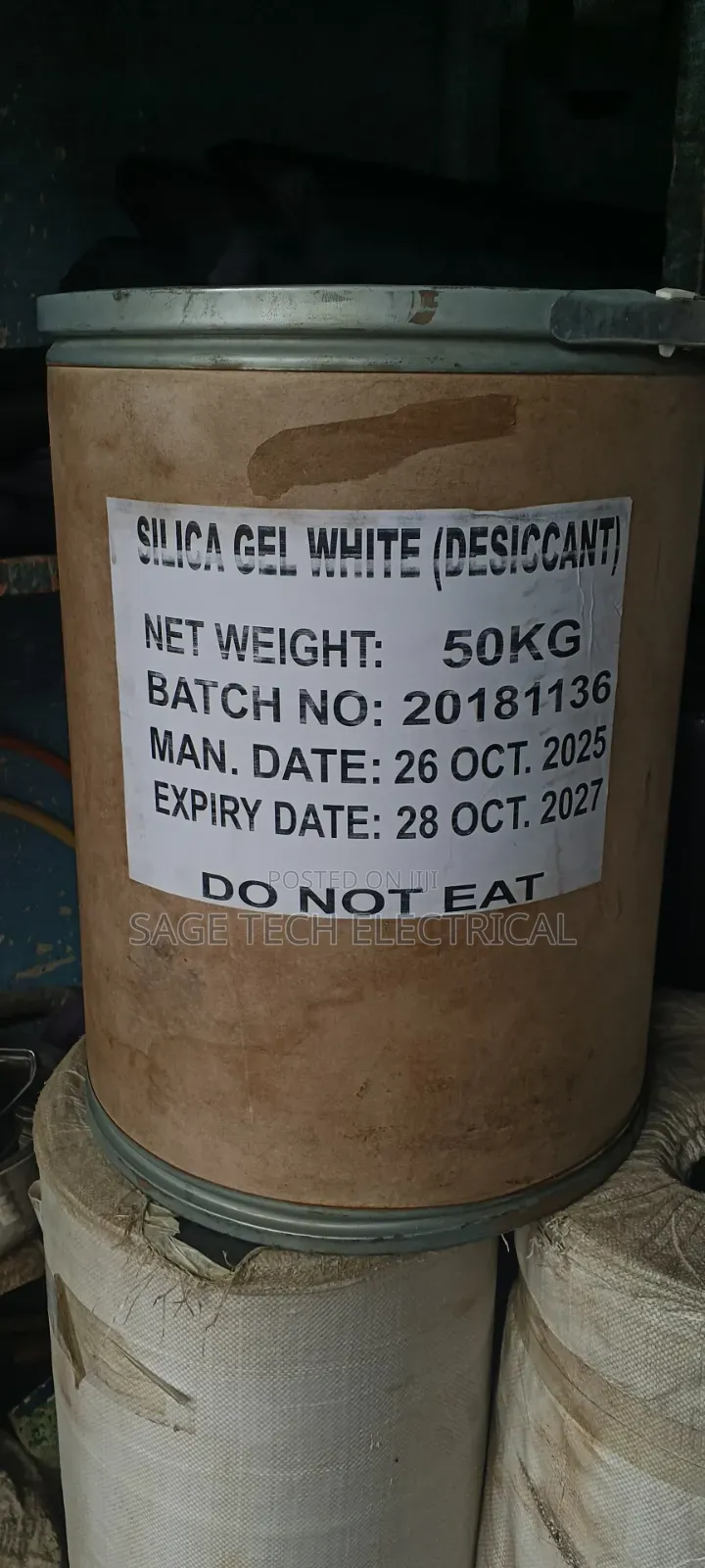 Silica Gel White 50kg