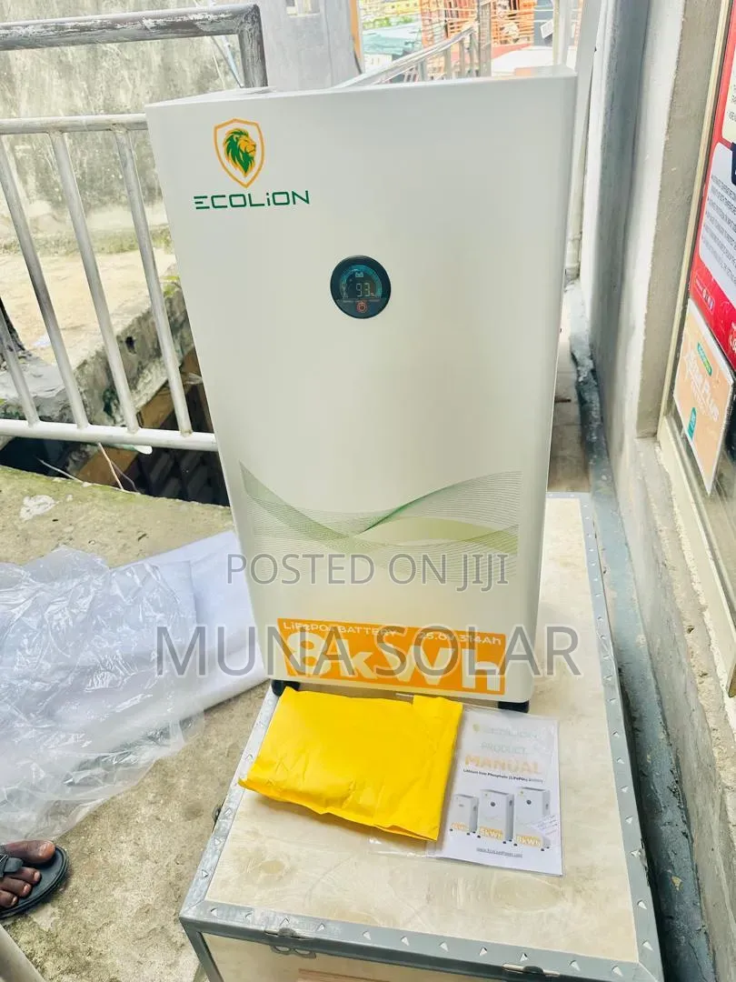 8kwh 24v Ecolion Solar Lithium Battery