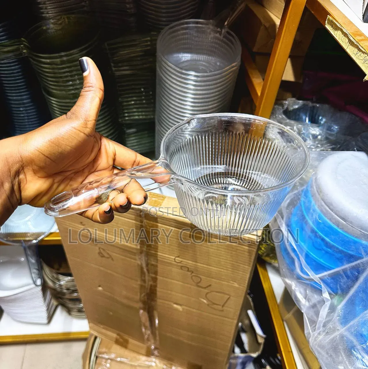 Transparent Acrylic Bailer | Bathroom Water Scoop