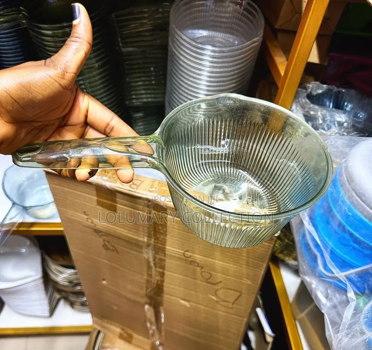 Transparent Acrylic Bailer | Bathroom Water Scoop