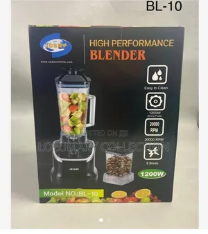 1200 Watts SMP Commercial Blender | Smoothie, Fruit Food Processor
