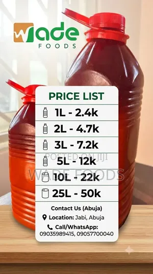 Wade Foods Palm Oil