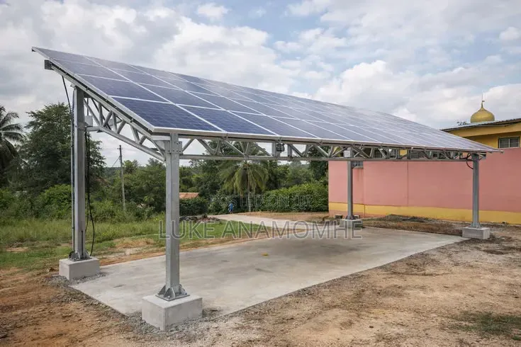 Car Park Just The Iron Work You Can Roofing With Solar Panel
