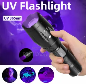 High Power 5w Ultraviolet 365nm Uv Led Aluminium Flashlight