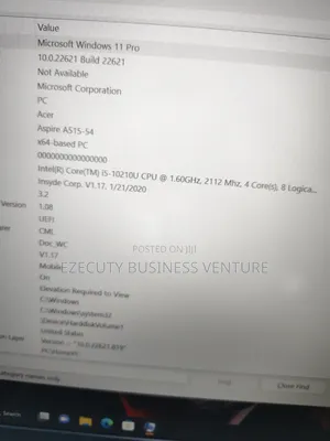 Laptop Acer Aspire A515-52G 8GB Intel Core i5 SSD 256GB