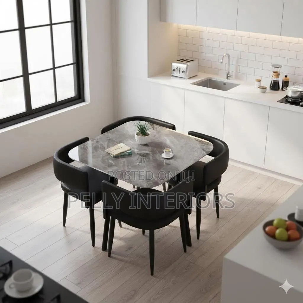 Pelly Dining Set With 4 Chairs