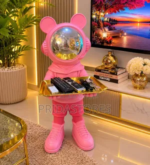 Floor Astronaut Tray Decor