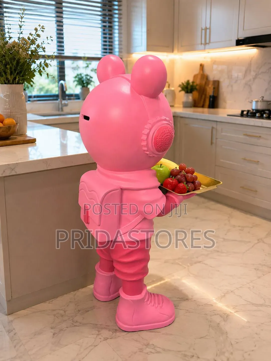 Floor Astronaut Tray Decor