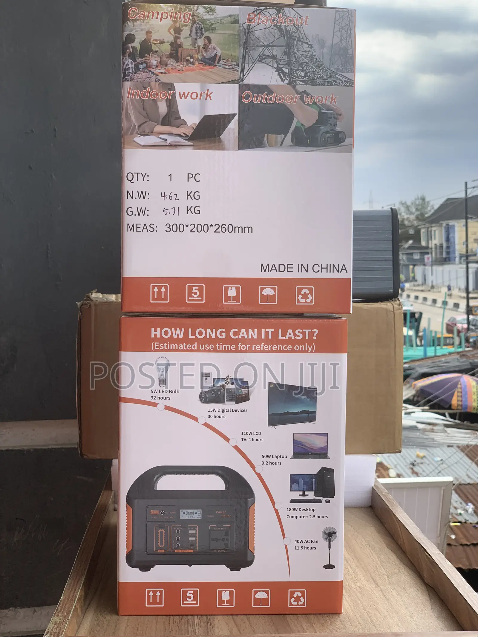 500wats Hybrid Solar Generator
