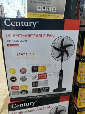 Century Rechargeable Fan With Led Fan