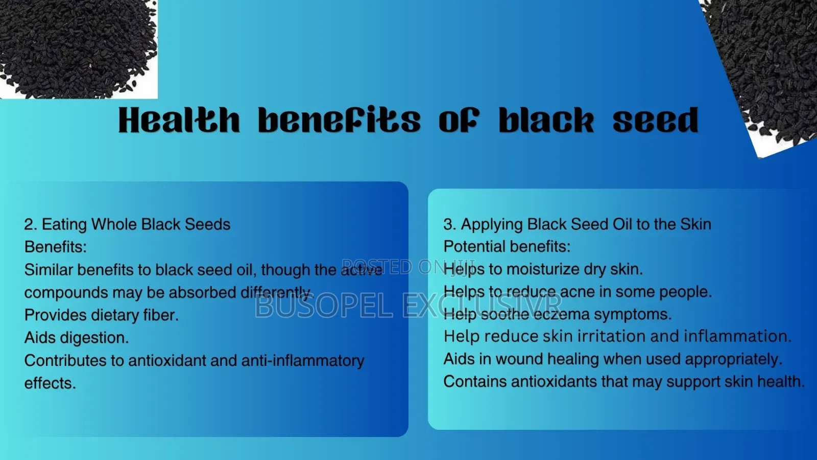 Miracle Black Seed Oil