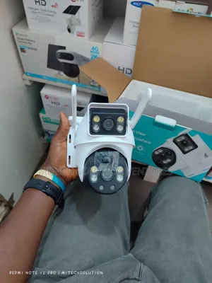 V380 Max Dual Lens Solar Camera
