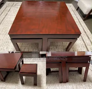Center Table With Side Stools