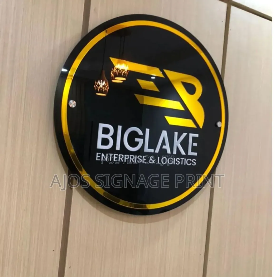 Indoors Logo Signage