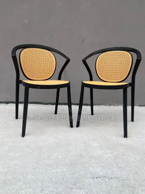Rattan Black Bistro Armchair