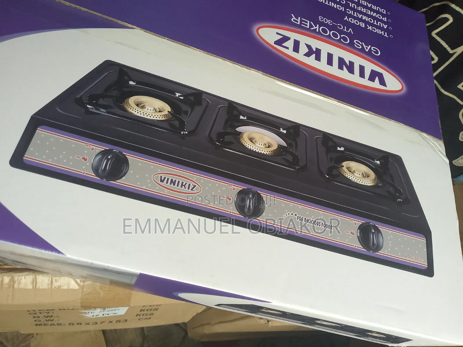 Vinikiz Table Gas
