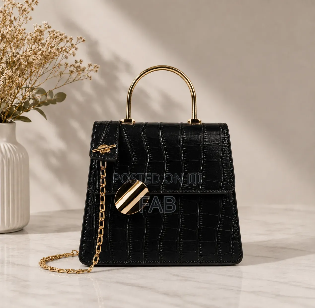 Black Mini Portable Bag
