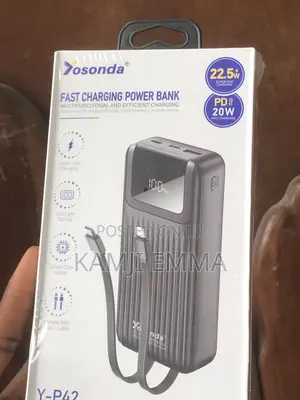 Yosonda 20000mah 22.5w Power Bank Built-in Cable New