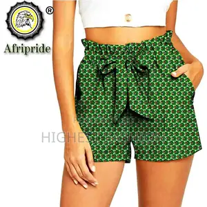 High Waist Print Short
