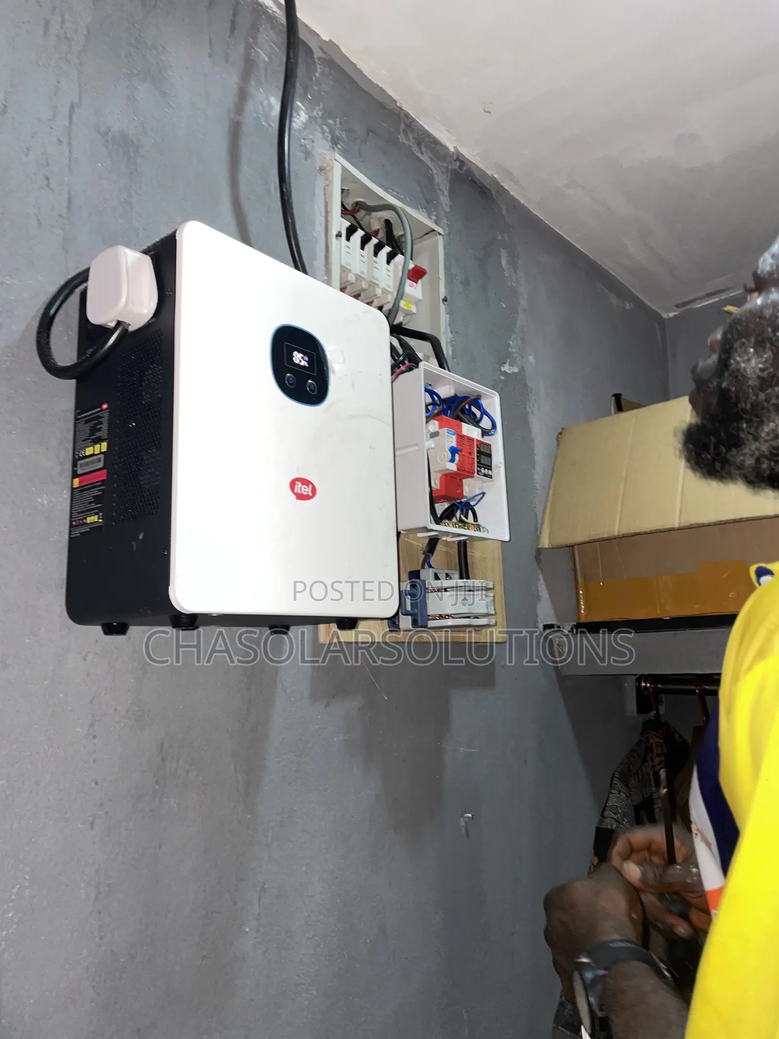 Solar Starter Pack With Itel Power Tank And 550w Bificial Panel