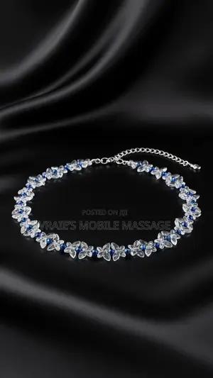 Crystal Night Blossom Necklace