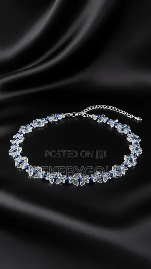 Crystal Night Blossom Necklace