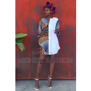 Long Shirt Print Dress