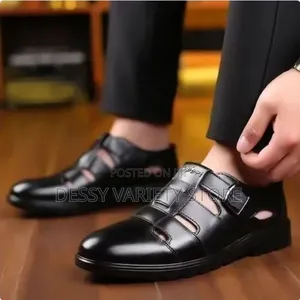 Galuin Men's Palm Sandals Pu Leather Shoes