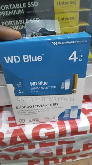 Wd Western Digital M.2 4tb SSD Internal NVM