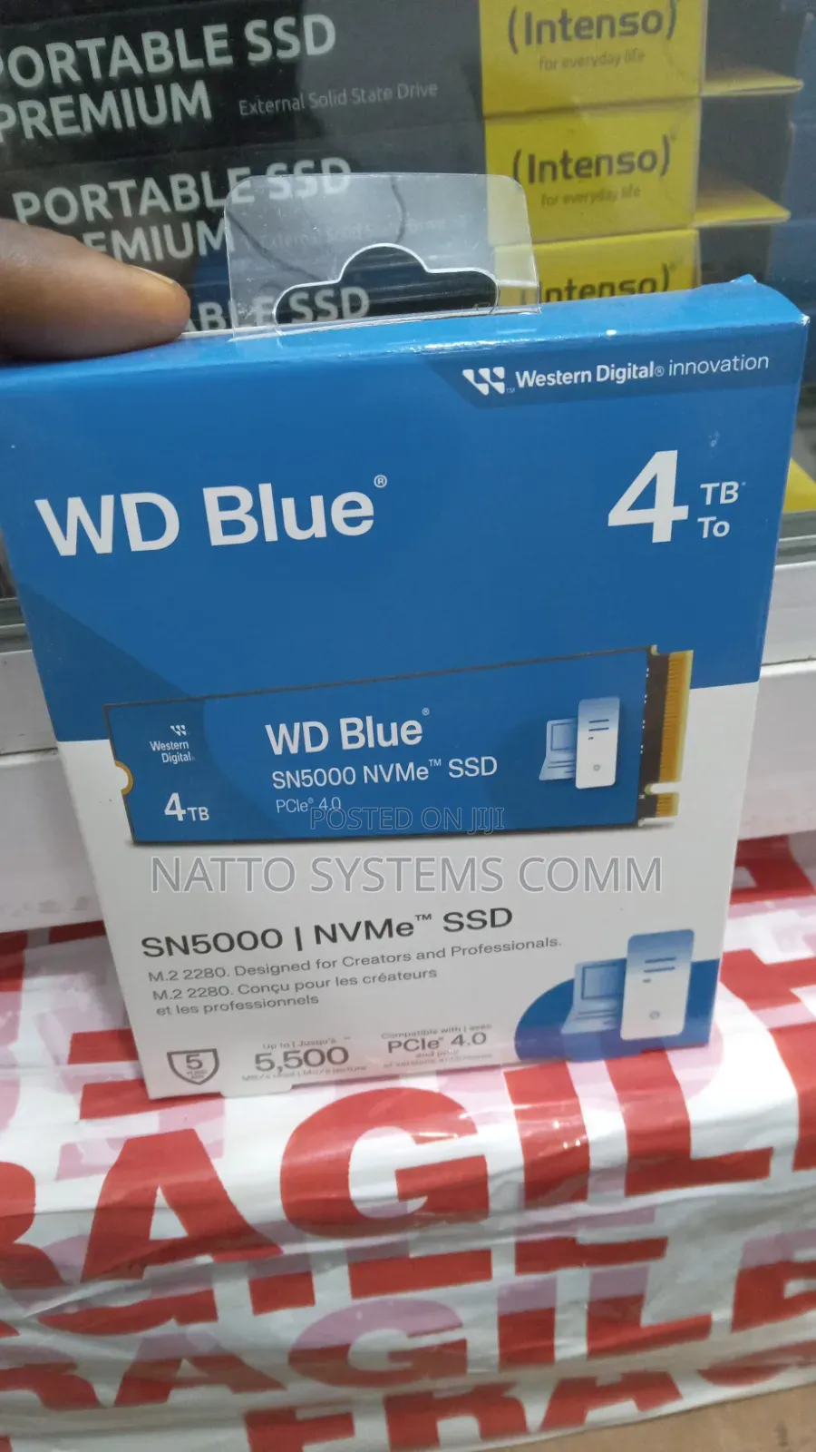 Wd Western Digital M.2 4tb SSD Internal NVM