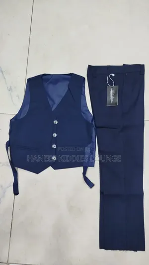 2pcs Trousers and Waistcoat Combo for Boys