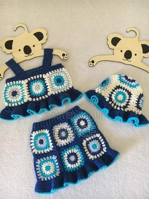 Girls 3-in-1 Crochet Wear
