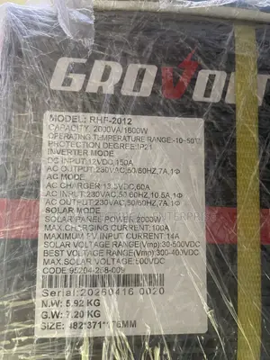 2kva 12v Inverter Grovolt Hybrid