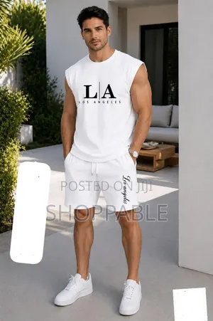 Sleeveless Men's Up and Down Short