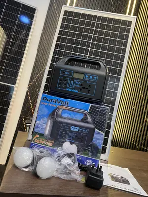 Duravolt Portable Solar Energy Solution Comes With 50watts Panel,Bulbs