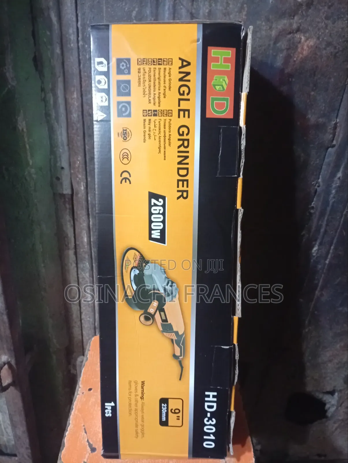 9" Hd Original Angle Grinding Machine 2600w