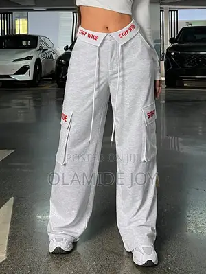 Female Joggers With Collar Waist