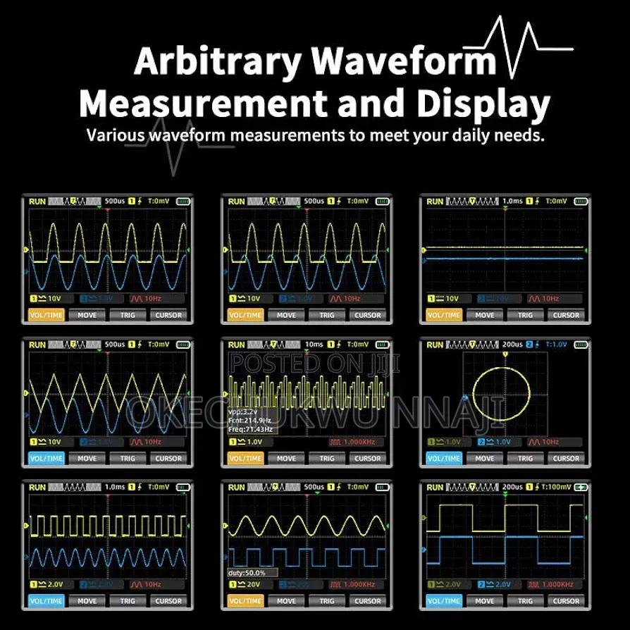Digital Oscilloscope Multimeter 3in1 Dual Channel