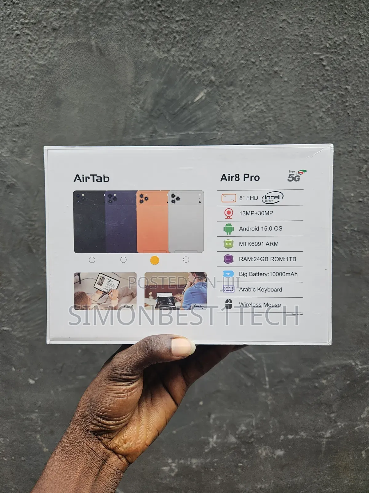 New AirTab A07 1 TB Silver