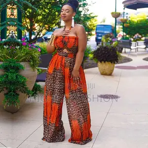 Sleeveless Print Jumpsuit