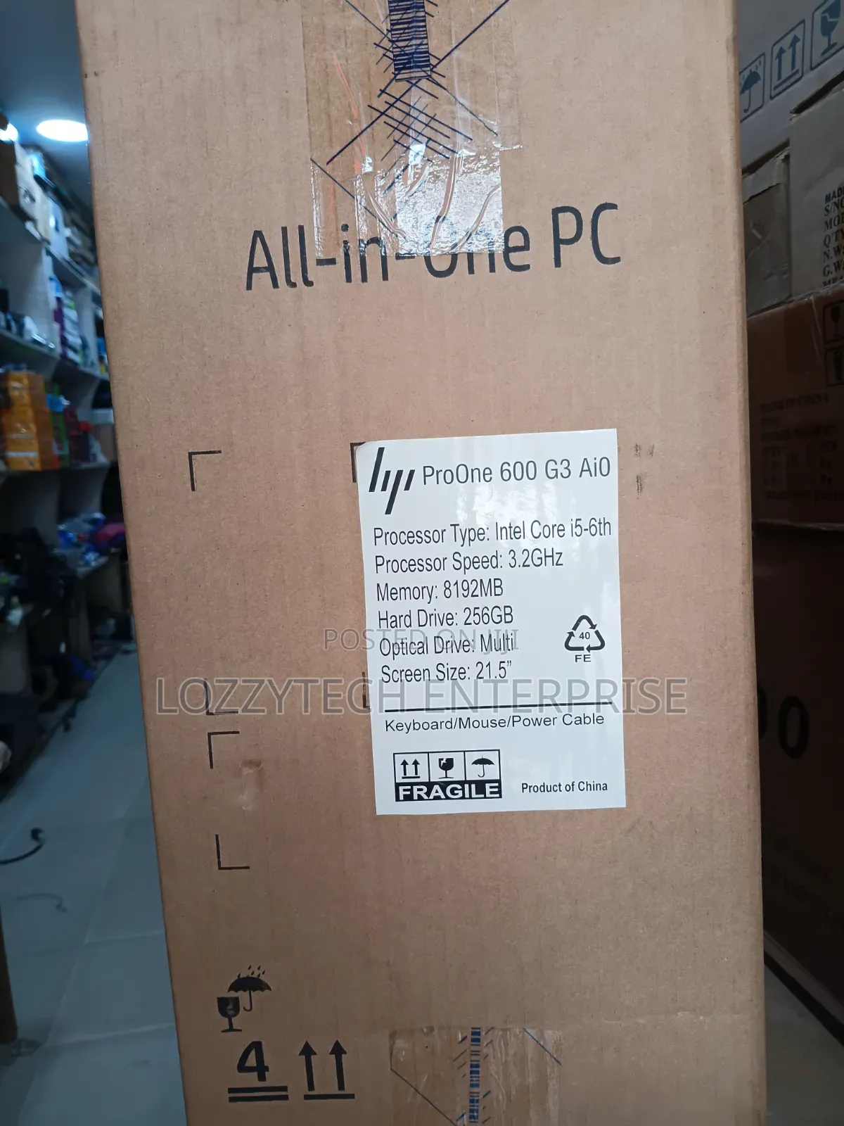 New Desktop Computer HP ProOne 600 G3 256GB Intel Core i5 SSD 256GB