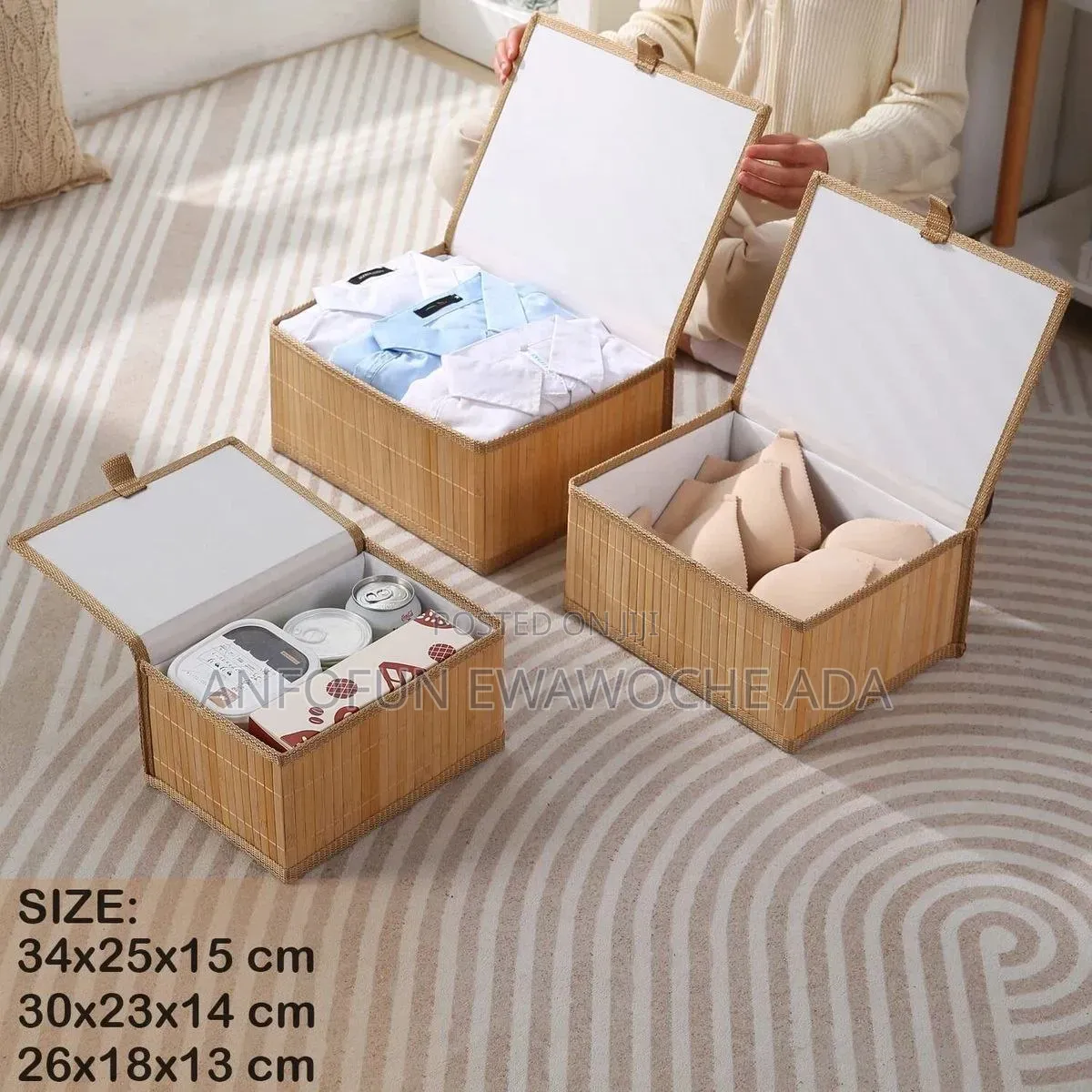 3in1 Bamboo Storage Set