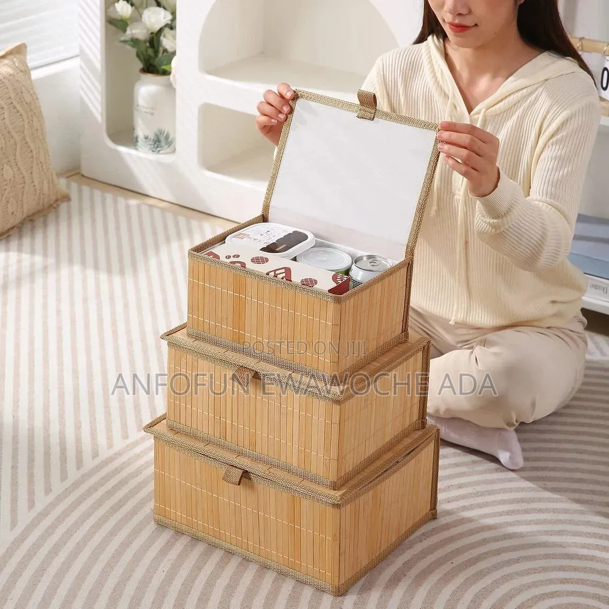 3in1 Bamboo Storage Set