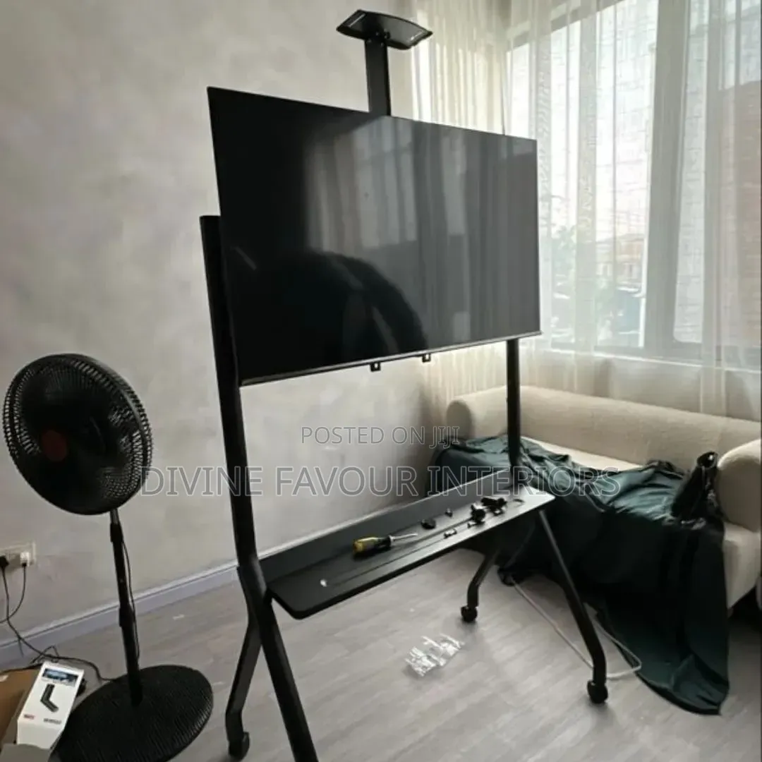 55 - 100 Inch Mobile Tv Stand - Movable