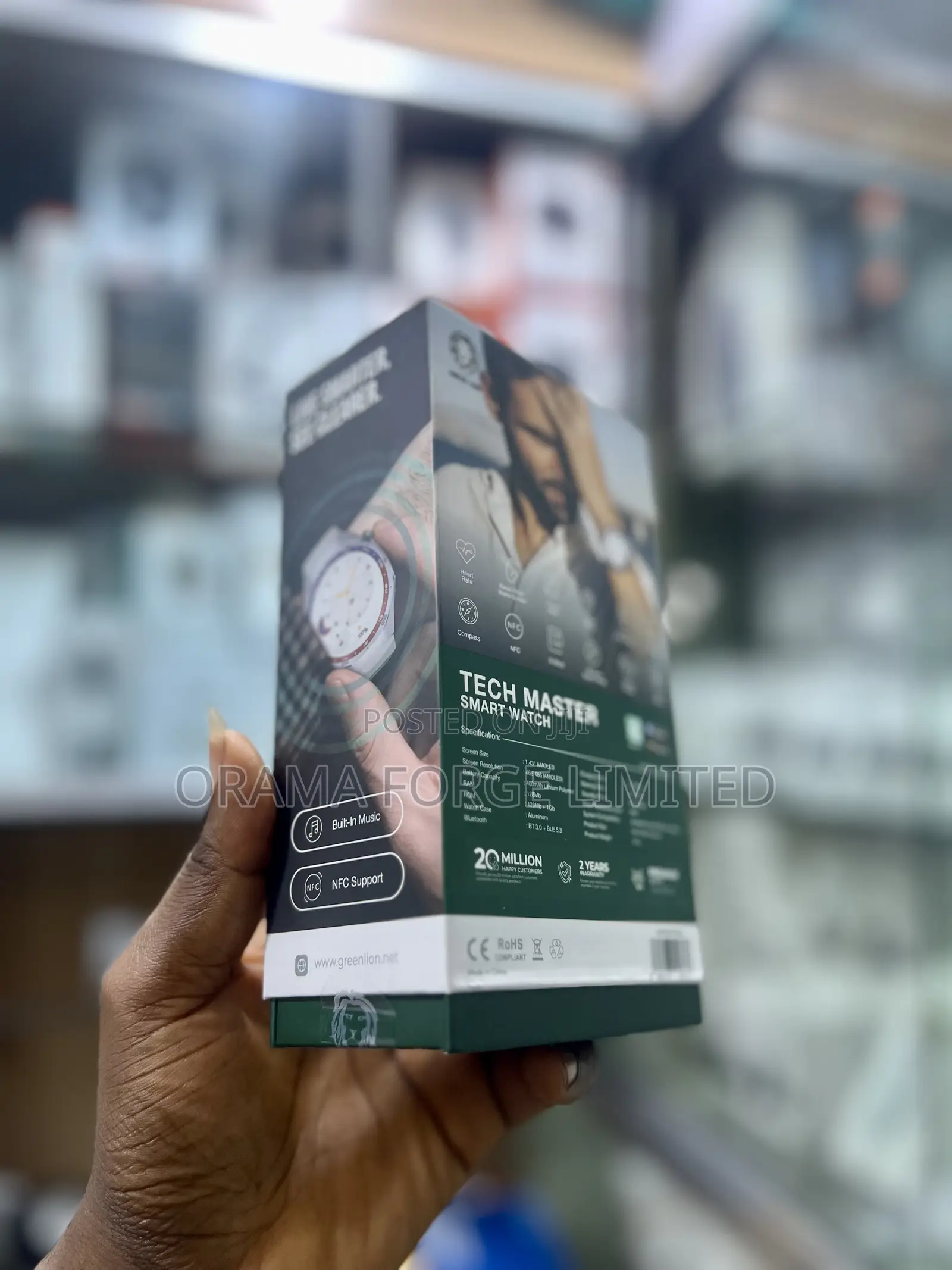 Green Lion Tech Master Smart Watch