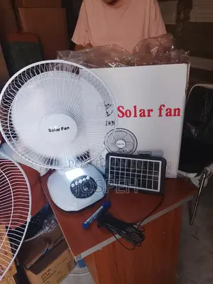 Rechargeable Solar Fan